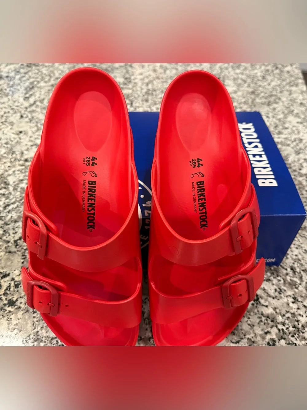 Men’s Red Birkenstock Sandals
